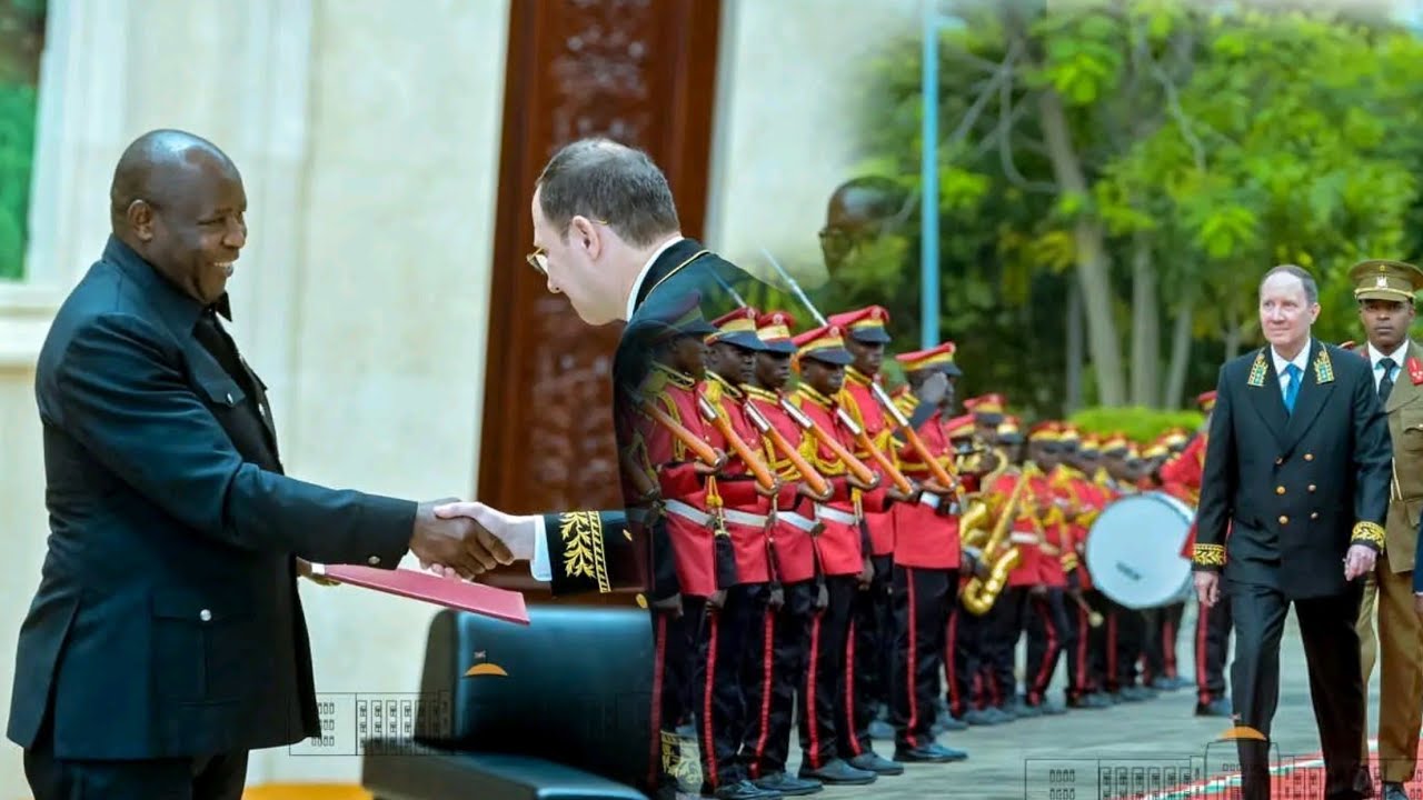 Umukuru w' igihugu Evariste Ndayishimiye yakiriye uwuserukir igihugu c RUSSIE kukirimb Ntar Rushatsi