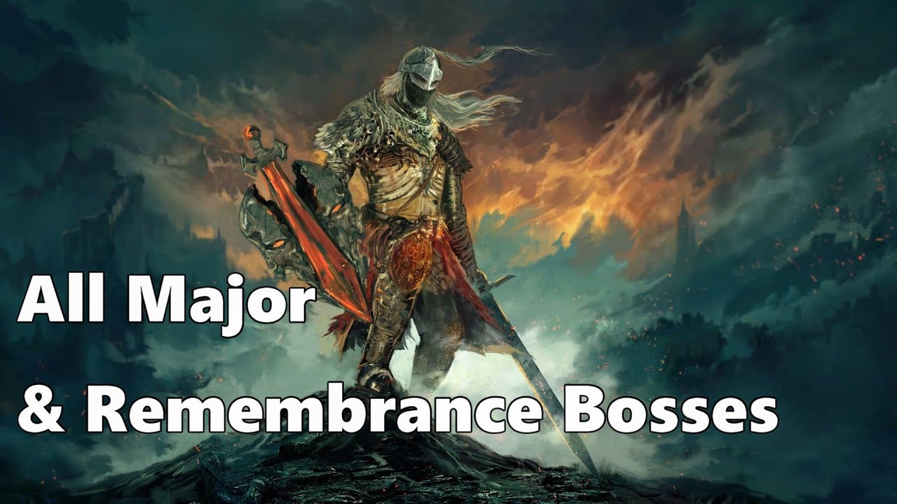 Elden Ring All Major & Remembrance Bosses, Solo, No Summons(Main Game)