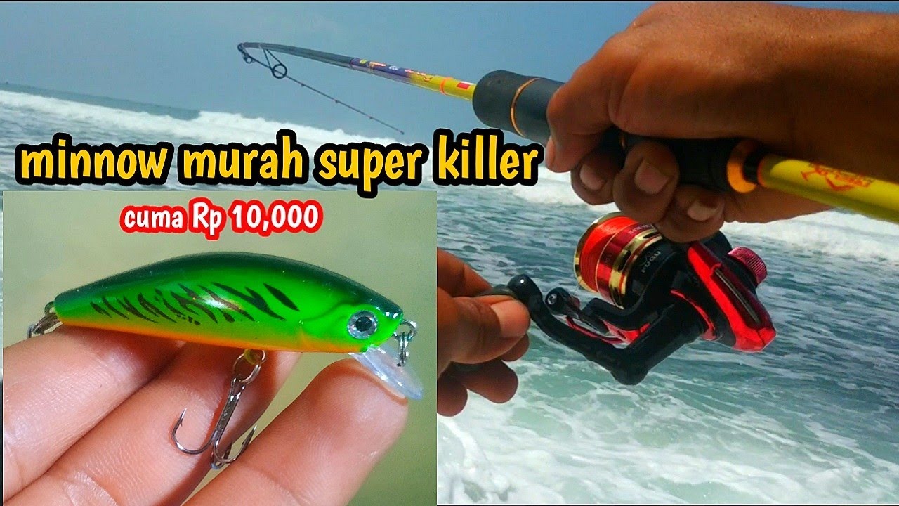 minnow murah super killer,, || Ulralight fishing pinggiran laut.
