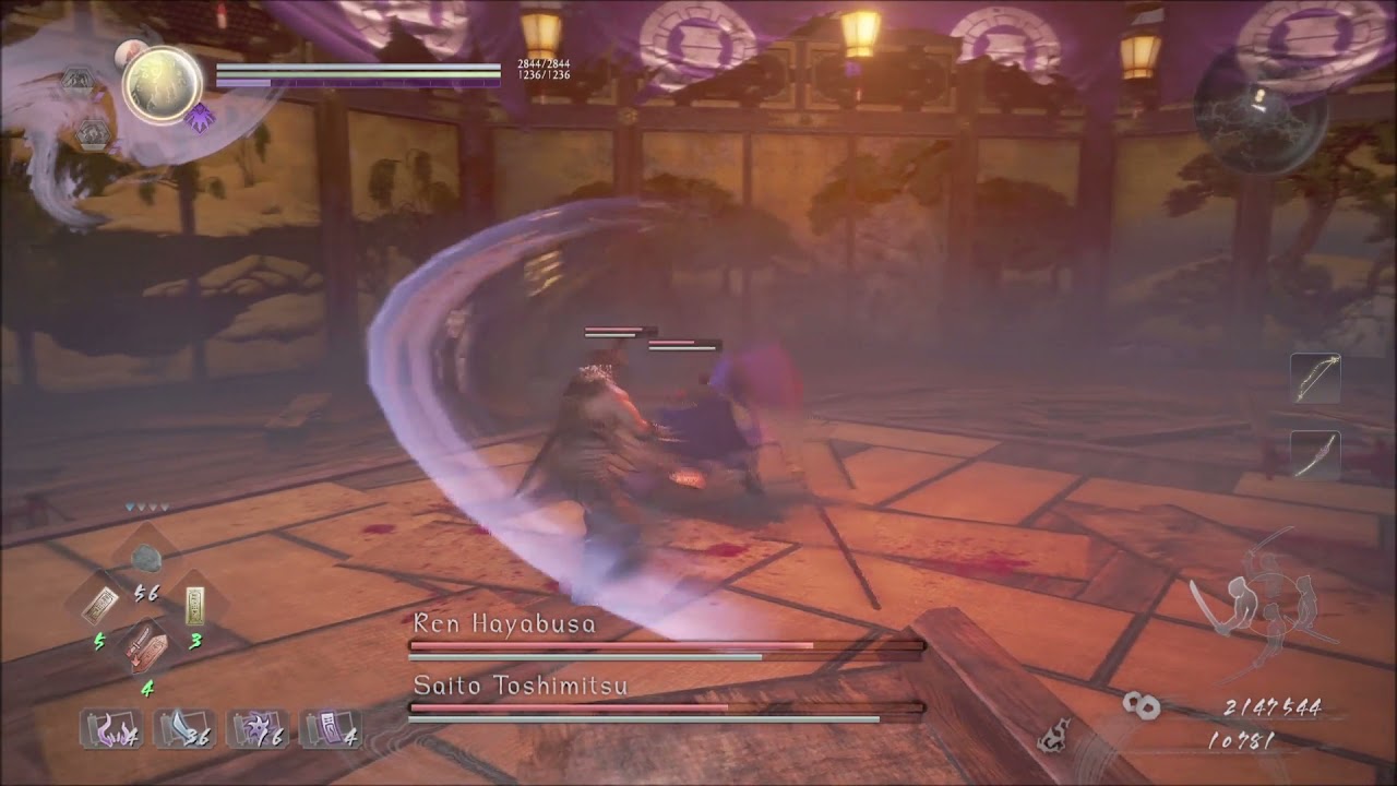 Nioh 2: Saito Toshimitsu VS Ren Hayabusa