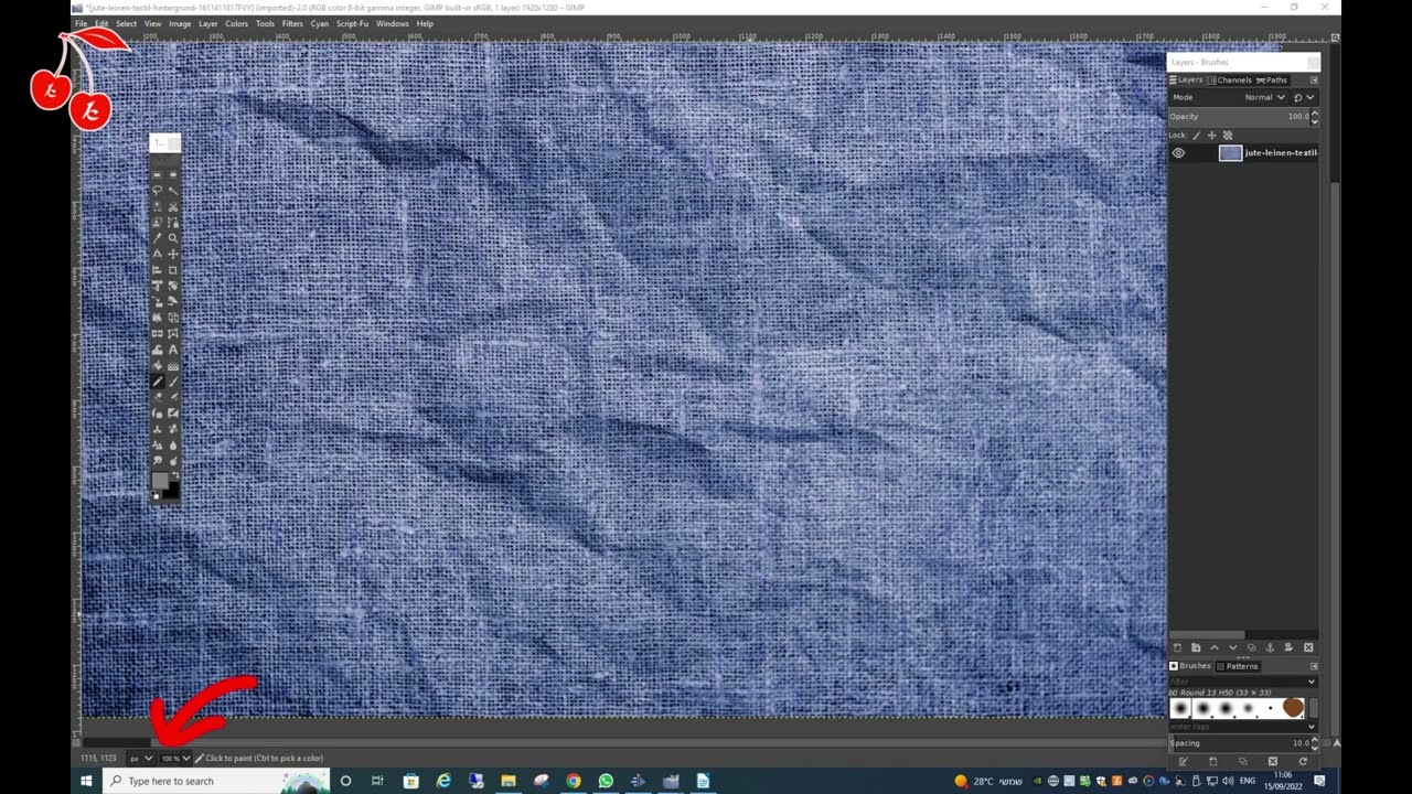Частотное разложение в Gimp. Часть первая. Общие сведения как это работает и пример разложения.