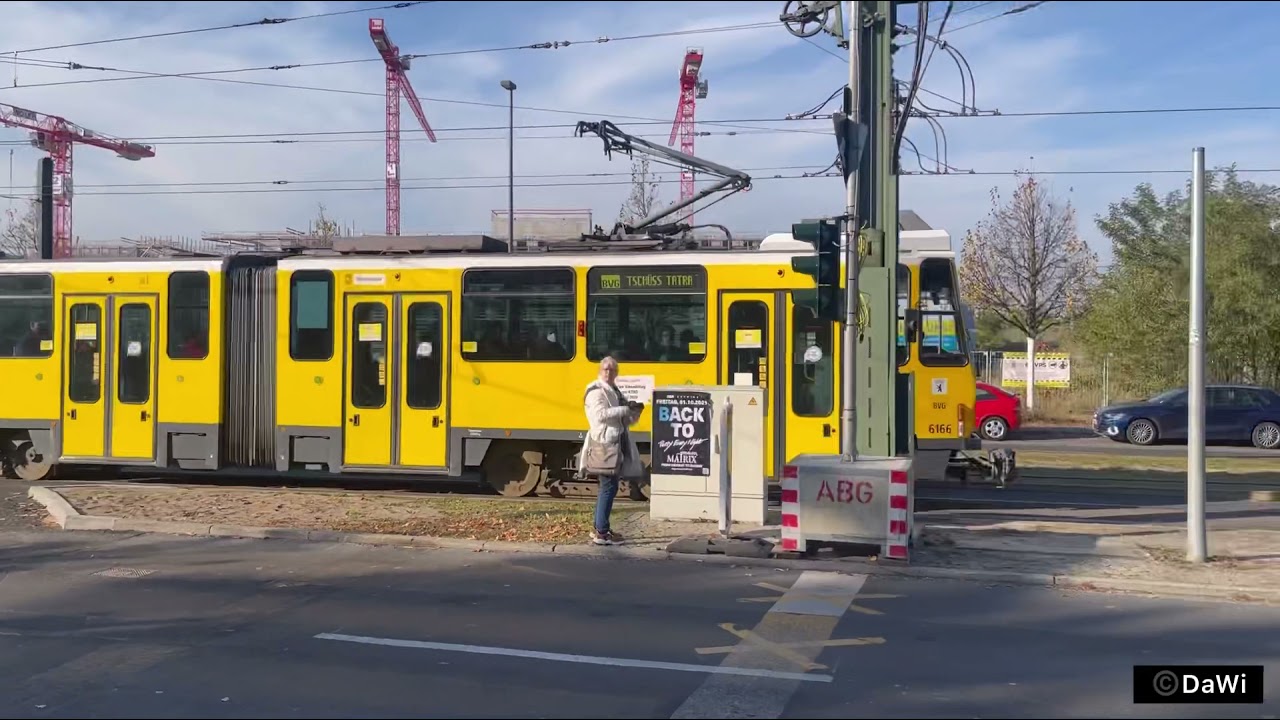 BVG Tram-Streckeneröffnung Schöneweide-Adlershof, 30.10.2021