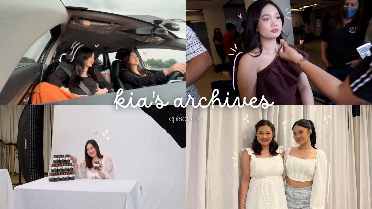 kia's archives ep. 18 ✨💗 photoshoot and road trips 🌃📸