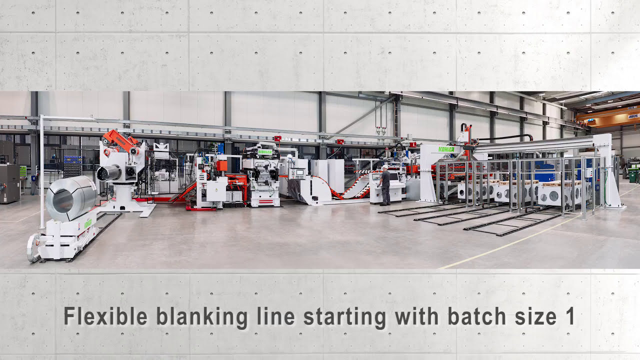 KOHLER - Flexible blanking line starting with batch size 1 - EN