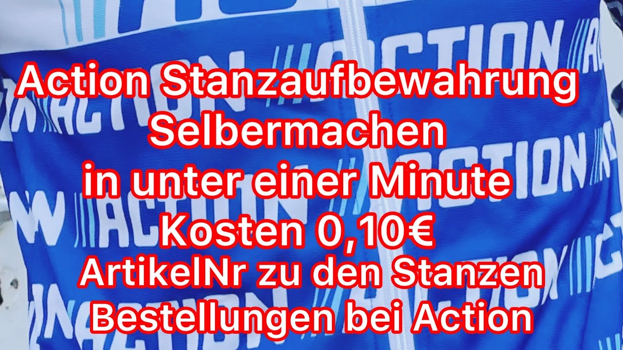 Stanzenaufbewahrung aus Actionmaterial    schnell günstig  GENIAL