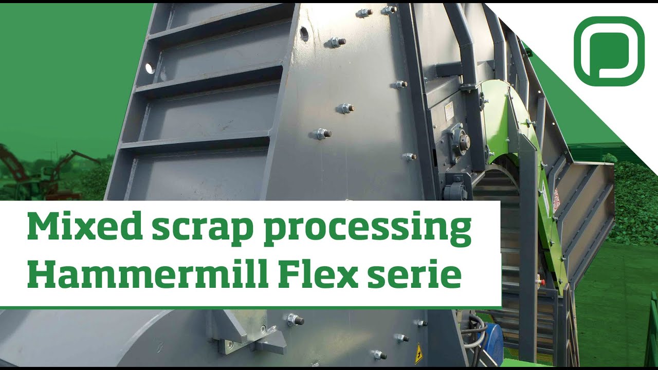 Mixed scrap processing hammermill Flex serie