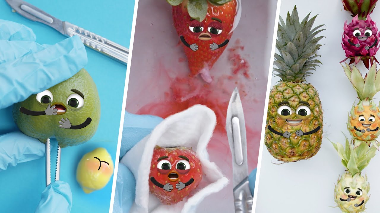 Best Fruit Surgeries #11 (NO C-SECTION) - WAIT FOR THE AMAZING END😭💔 #foodsurgery #baby #shorts