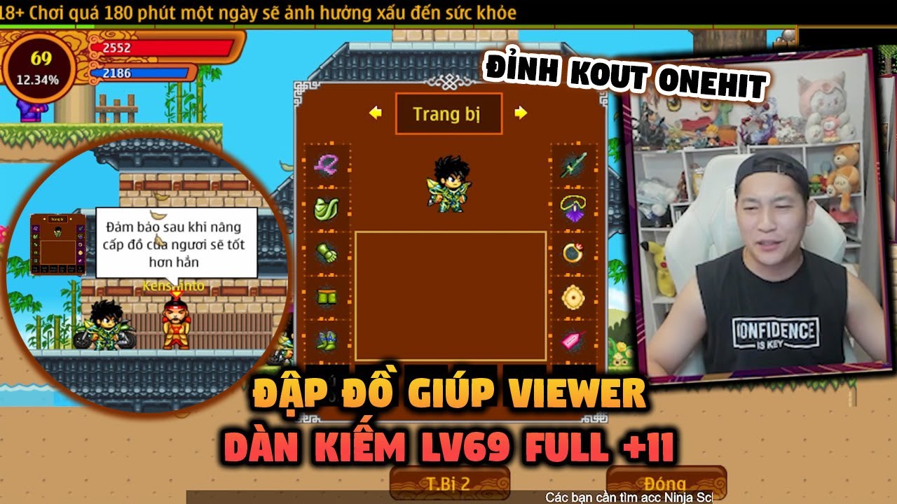 NSOCAN Đập Đồ Giúp VIEWER Dàn Kiếm Lv69 Full 11 Không Bảo Hiểm - Đỉnh  Kout | Ninja School Online