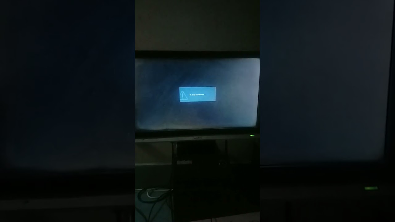 Benq Computer Montior No Signal Detected #shorts
