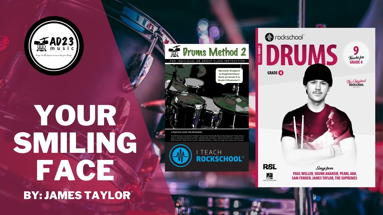 Your Smiling Face | Rockschool Drums Grade 4 2024