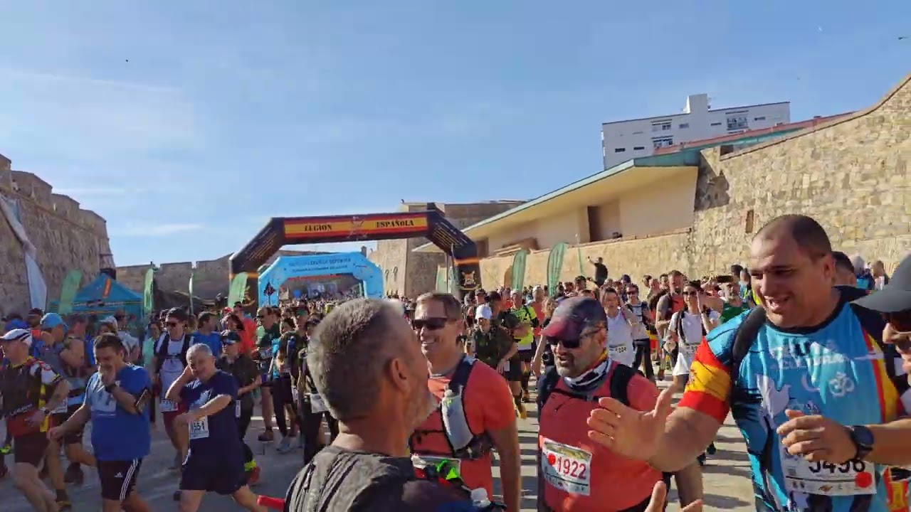 Cuna de la Legión - Ceuta 2023 - Salida Corredores