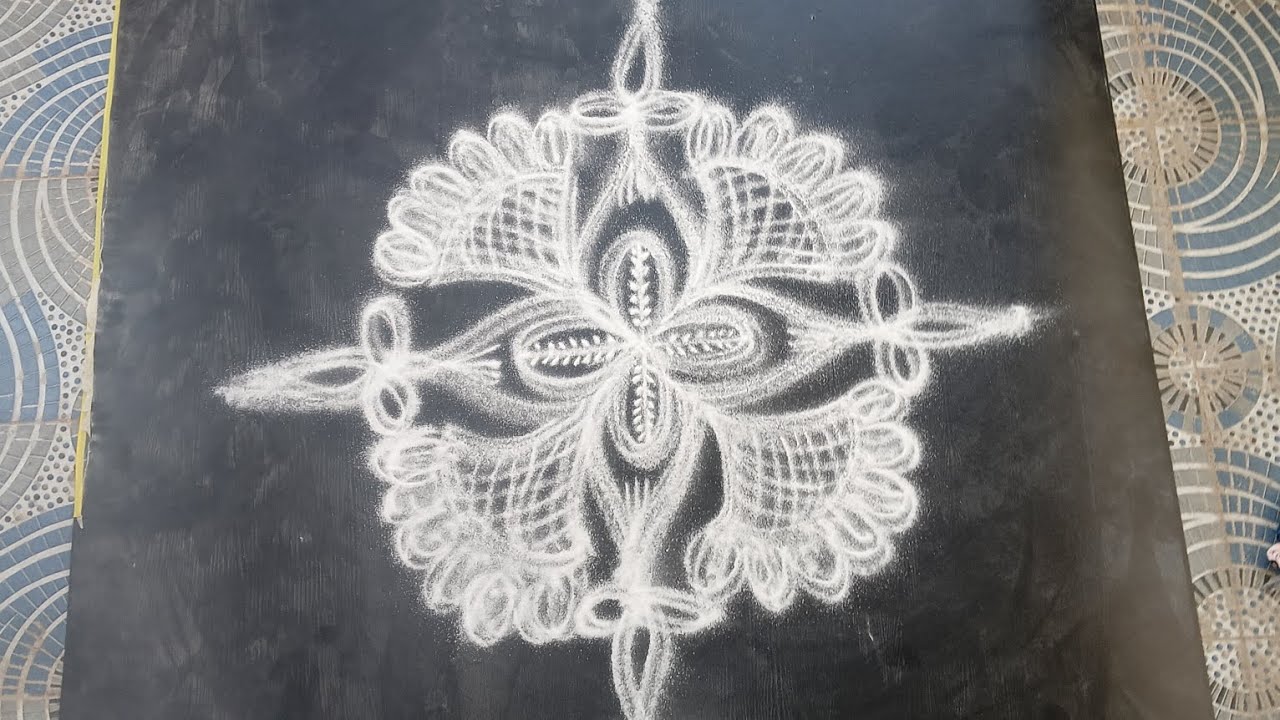 Attractive kolam Designs மாசி கோலம் 