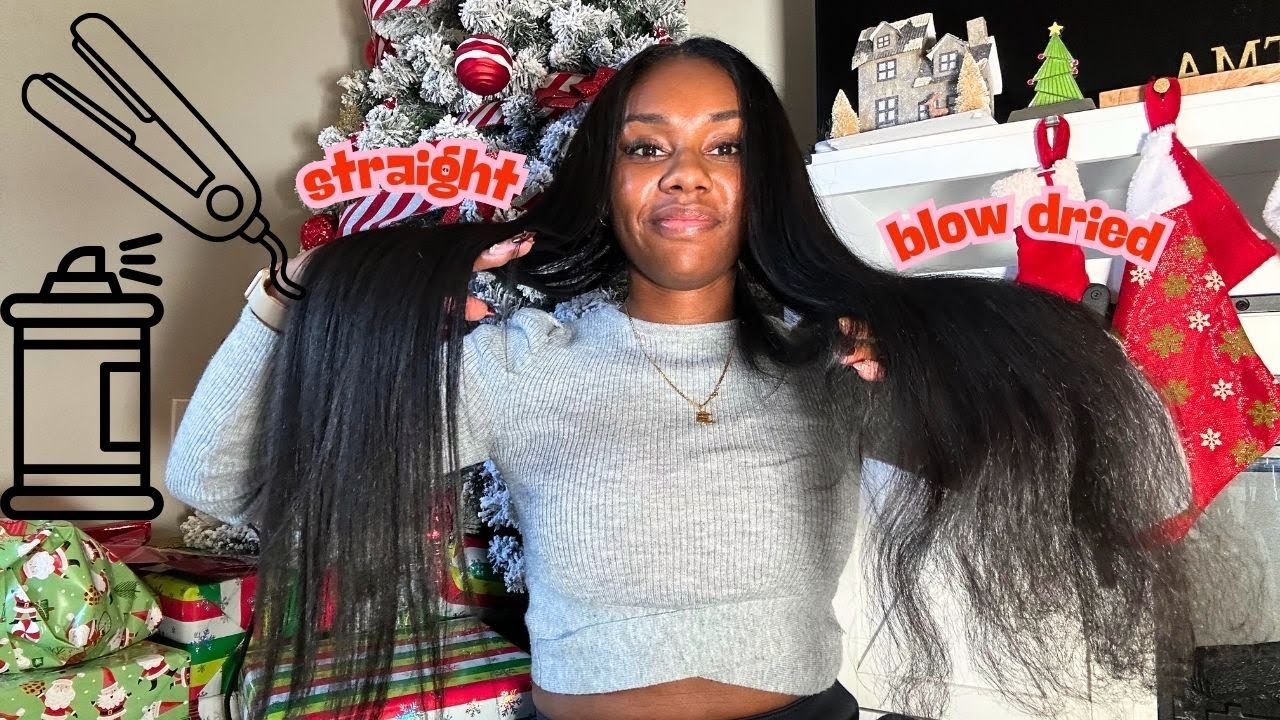 Straightening My Hair After Cutting off 6 Inches
