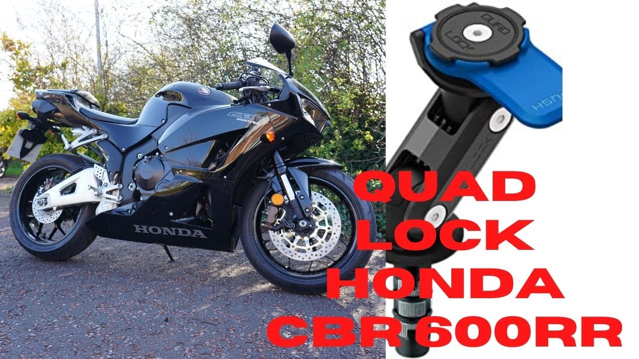 How to Install a Quad Lock Stem Mount on a HONDA CBR 600RR