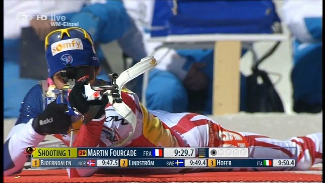 Martin Fourcade Gold 20 km Einzel WM Nove Mesto 2013