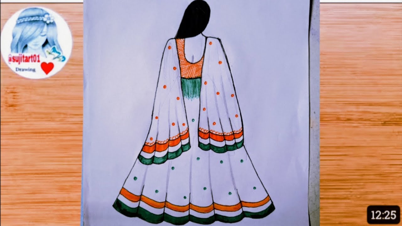 How to draw girl back side in lahenga for step by step 15 august ke liye drowning video dubai viral 
