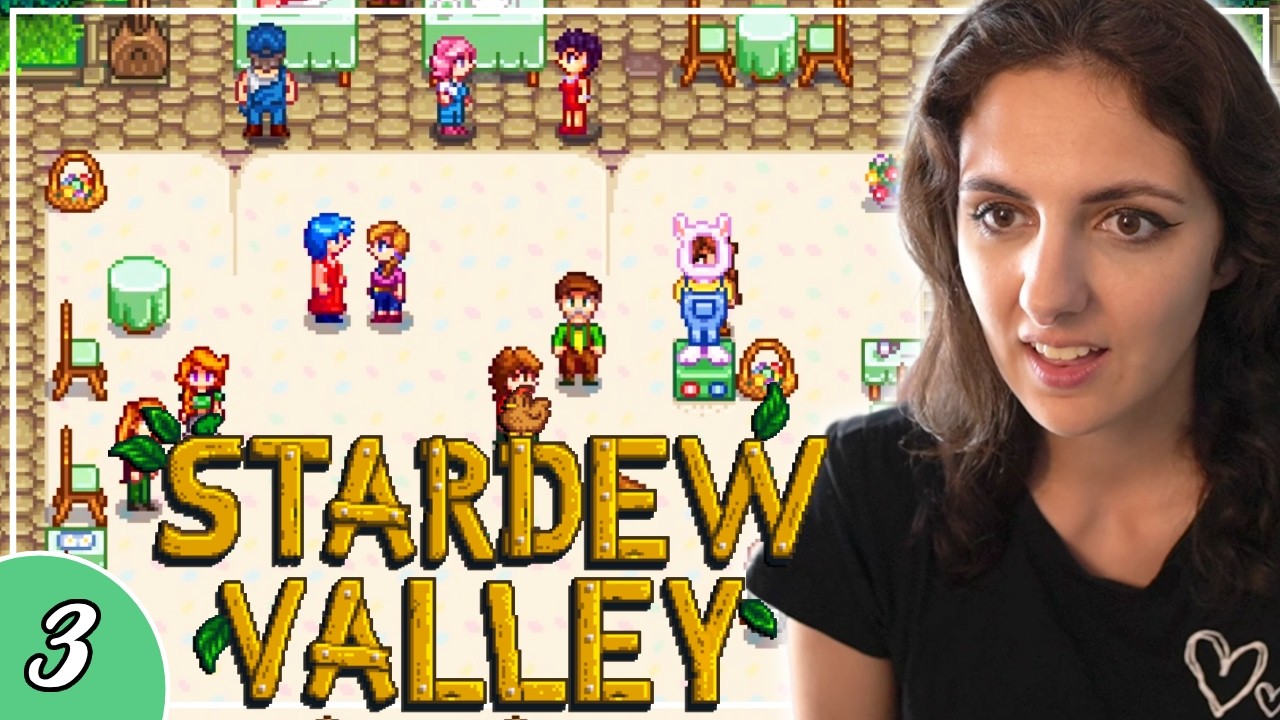 we unlocked the MINES! (and egg festival)🐰 Stardew Valley Expanded #3