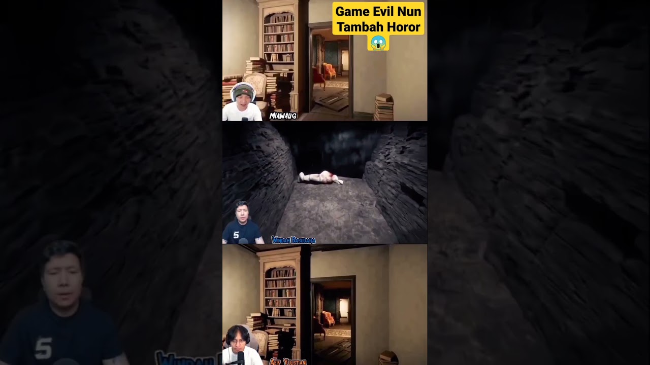 Reaksi Gamers Ketika Game Evil Nun Tambah Horor #miawaug #windahbasudara #afifyulistian