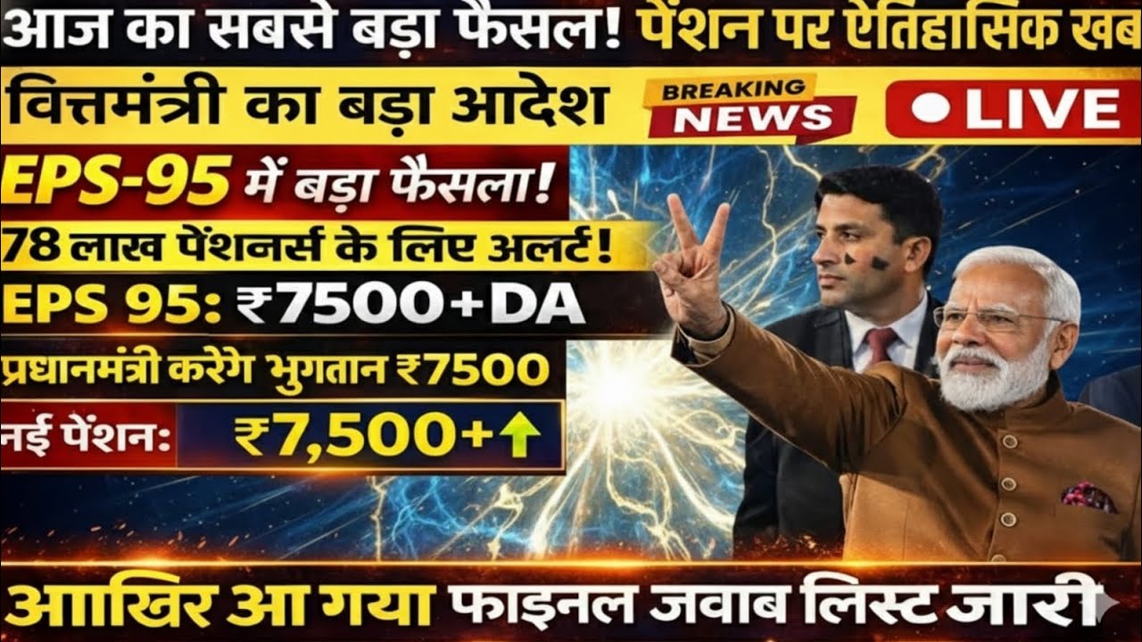 EPS 95 Pension Latest News 2025 | pension hike eps 95 NCP MP Supriya Sule in Lok Sabha#eps95 #epf