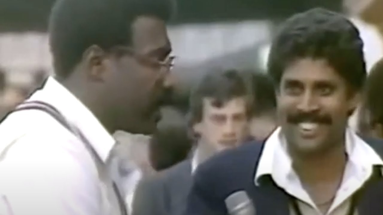 Kapil dev's World Cup winning interview speech 1983