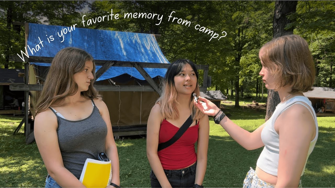 Asking campers about their favorite memories