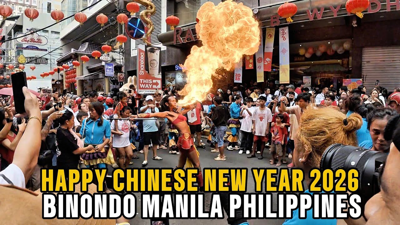 [4K] BINONDO MANILA PHILIPPINES|HAPPY CHINESE NEW YEAR 2026
