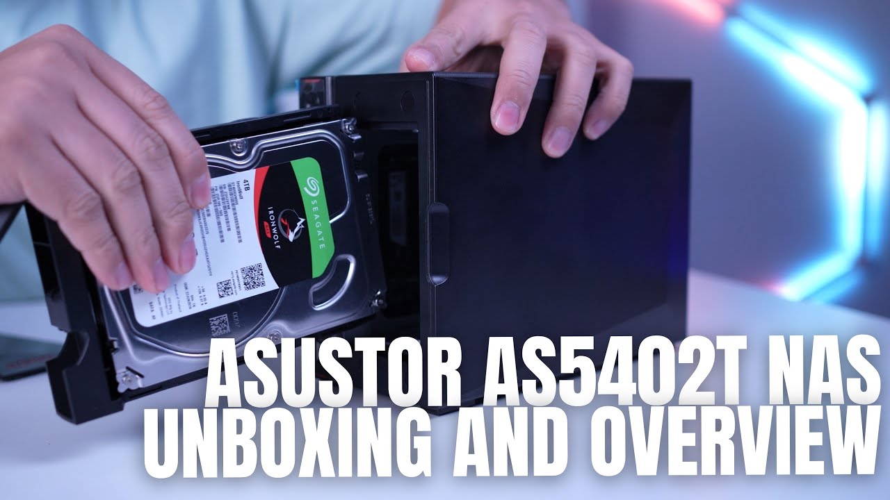Asustor AS5402T NAS Unboxing and Overview
