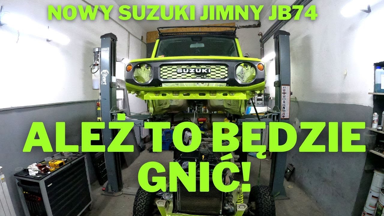 ZACZYNAMY KONSERWCJĘ NOWEGO SUZUKI JIMNY! Walka z błędami fabryki! (CZ.1)