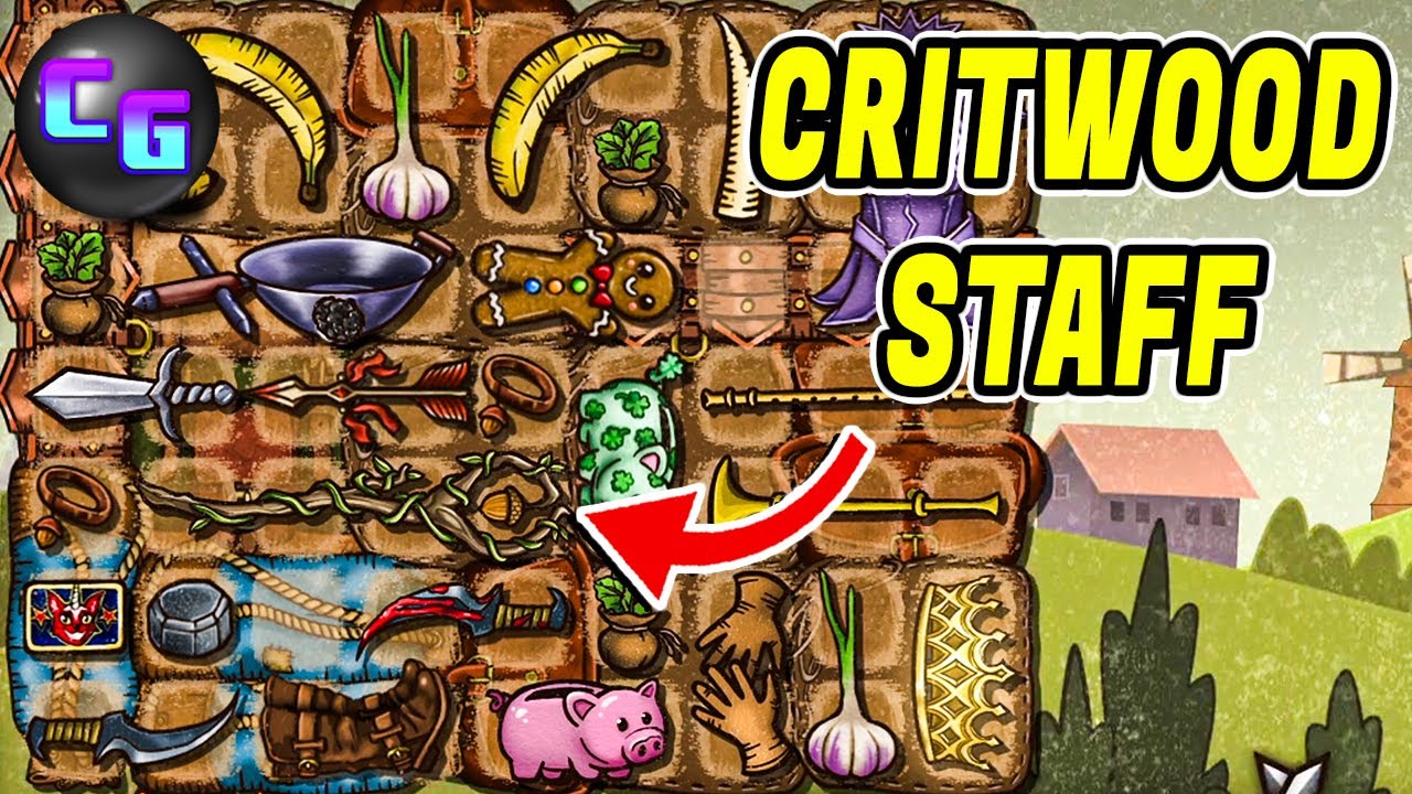 The Critwood Staff Critical Hit Build - Backpack Battles