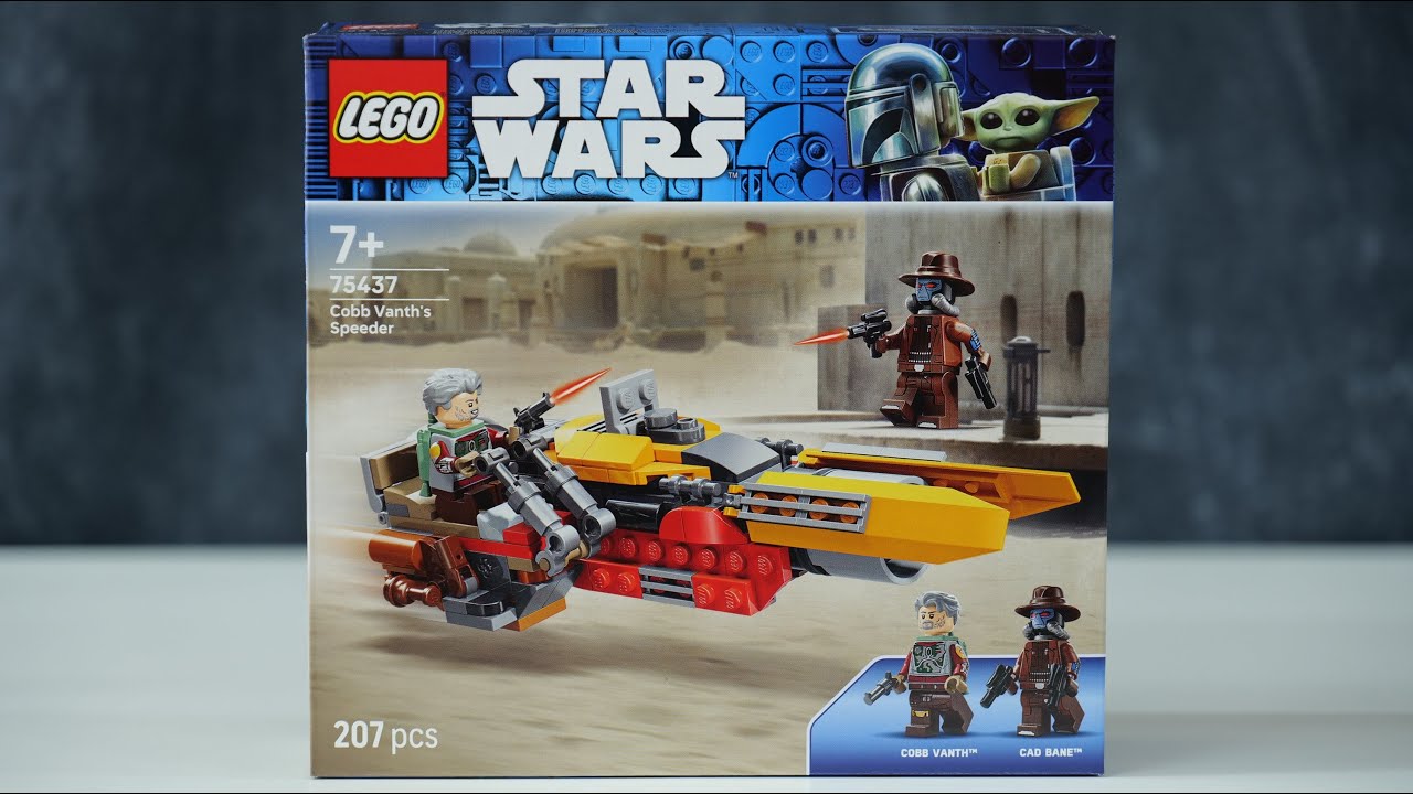 LEGO Star Wars The Mandalorian 75437 Cobb Vanth's Speeder - LEGO Speed Build Review