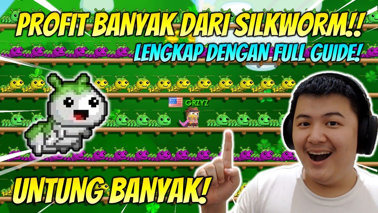 PROFIT BANYAK DARI SILKWORM TANPA FARMING! [FULL GUIDE] - GROWTOPIA PROFIT 2021 | GRZYZ GT