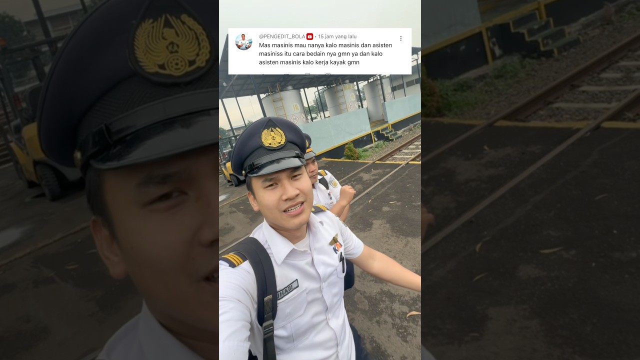 Begini cara bedain masinis dan asisten masinis saat dinas
