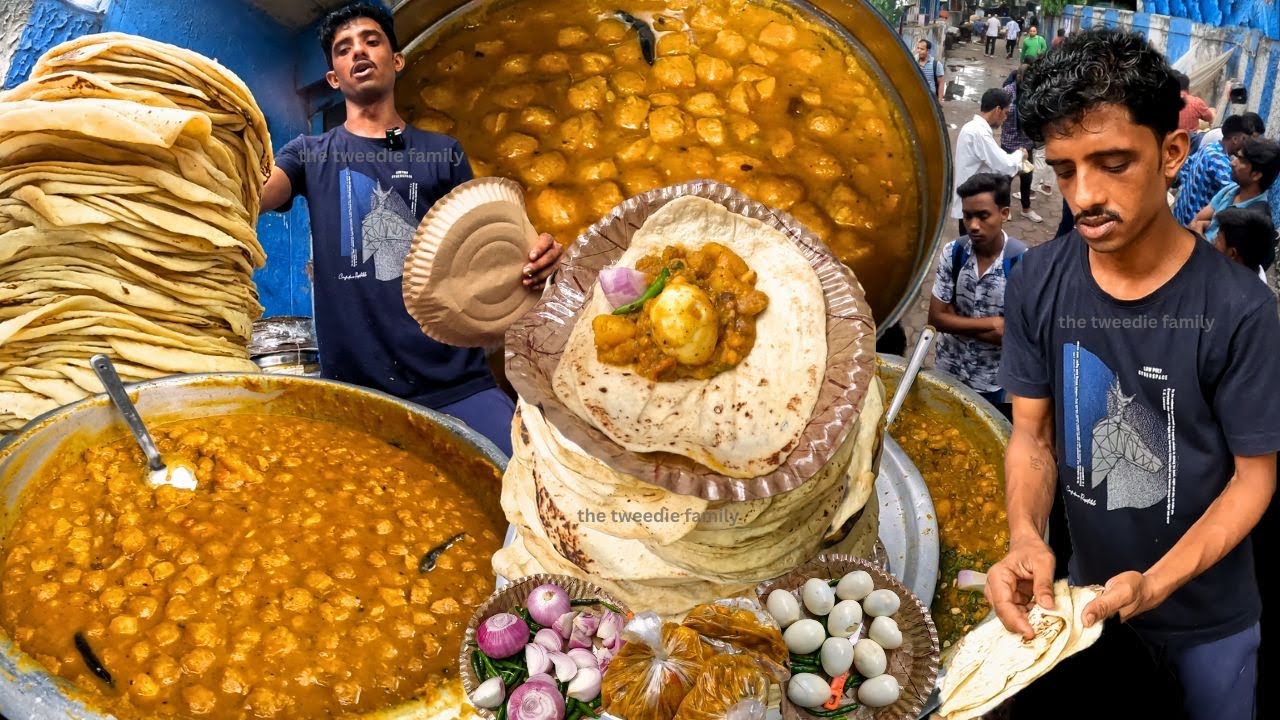 Sealdah Cheapest Breakfast Sisir Market Paratha Sabji Kolkata Sealdah Street Food