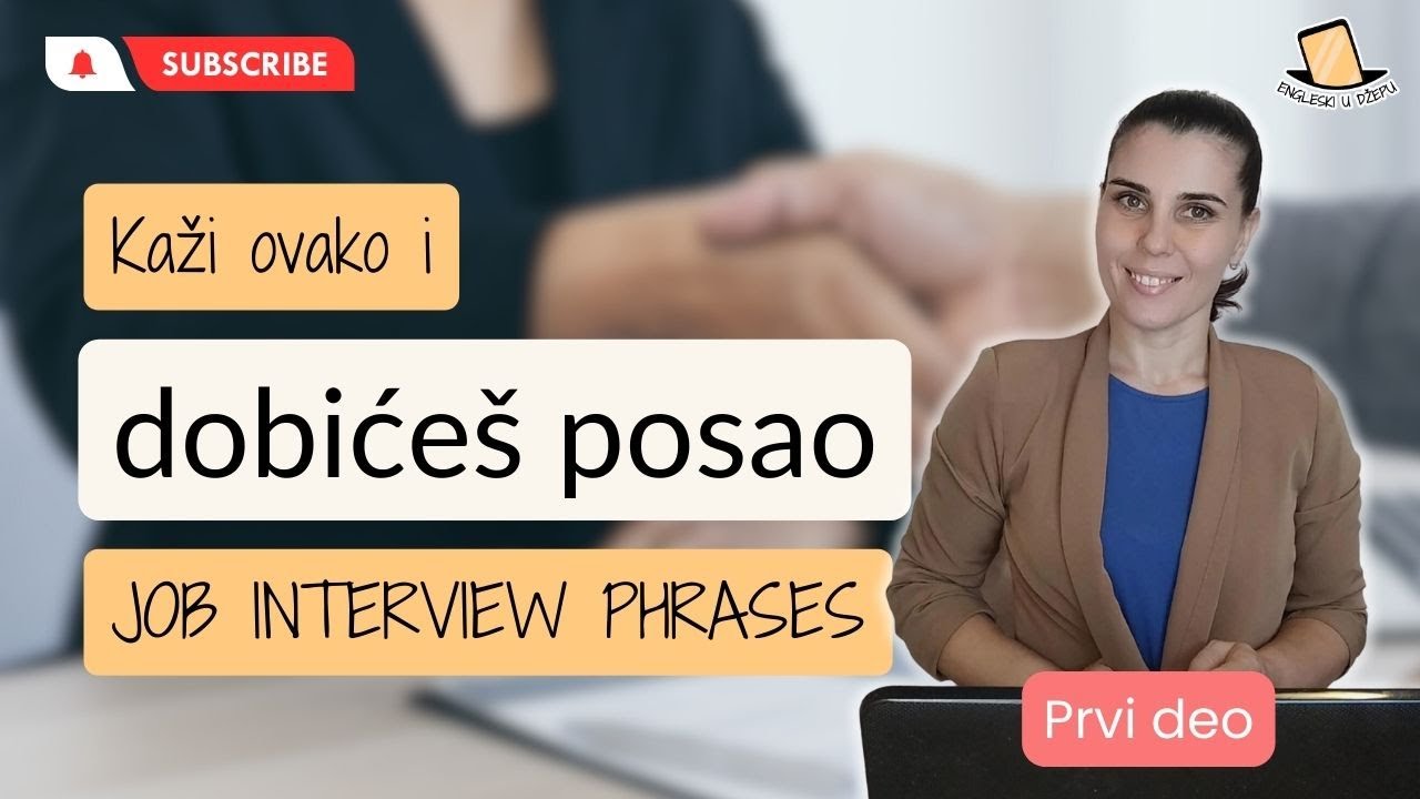 Razgovor za posao na engleskom jeziku, primeri i izrazi za dobijanje posla
