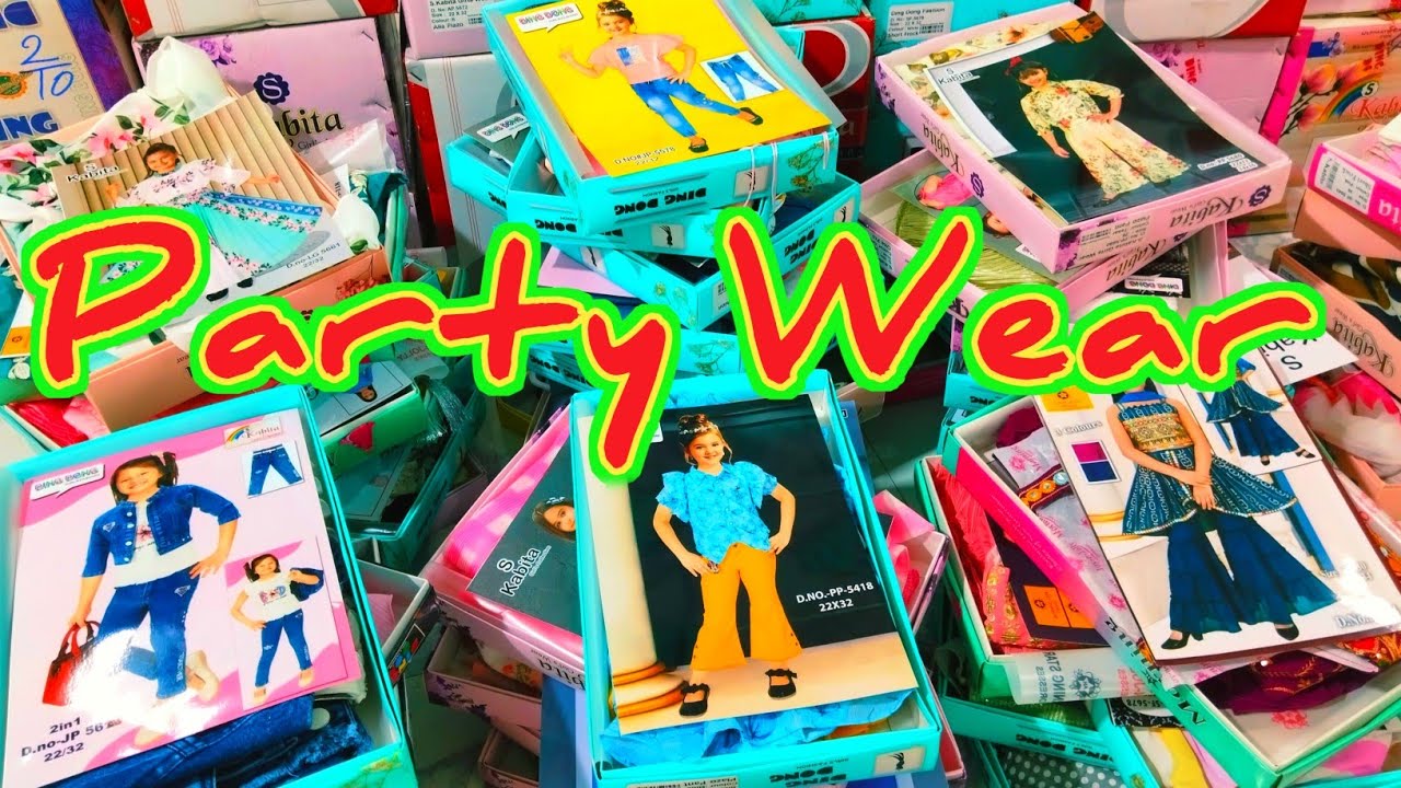 💃Premium Quality Girls Wear Wholesaler In Kolkata | Fancy Frock Wholesaler | Kolkata Business Trip |