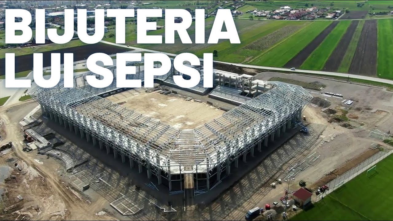 Gazeta Sporturilor a vizitat șantierul stadionului din Sfântu Gheorghe
