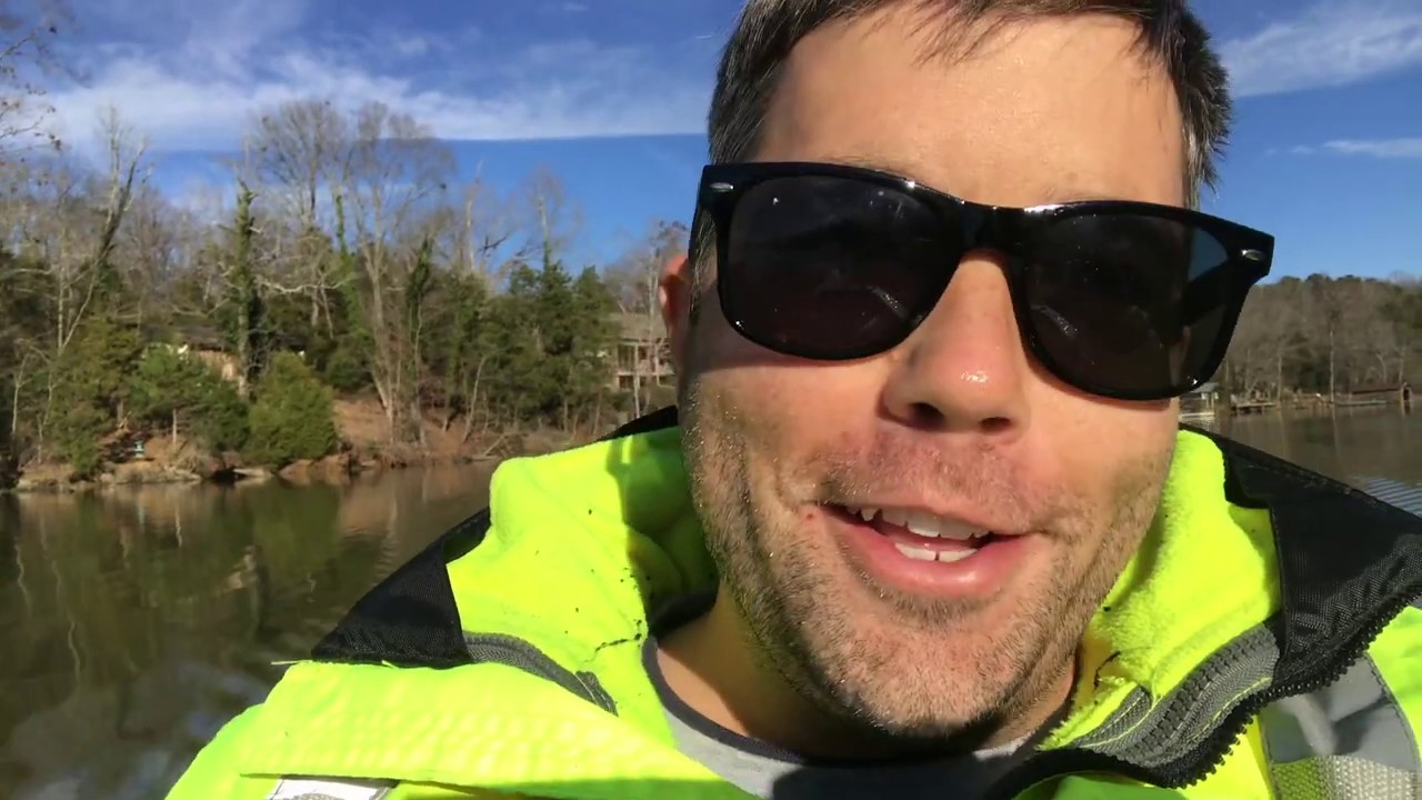 Lake Wylie - Copperhead Island - Kayak Fishing for Bass - Charlotte, NC 1/1/20