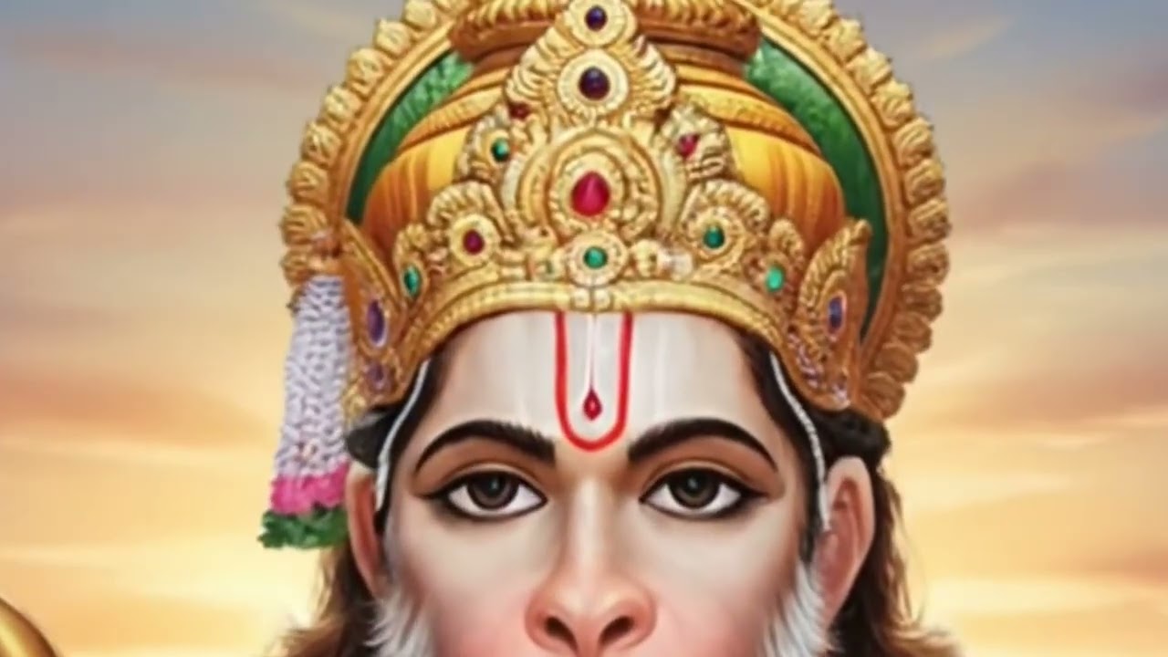 Jai Hanuman gyan gun sagarJai kapis Powerful⚡ Hanuman ji ka song🙏⚡ AI SONG-100 #song #hanumanji