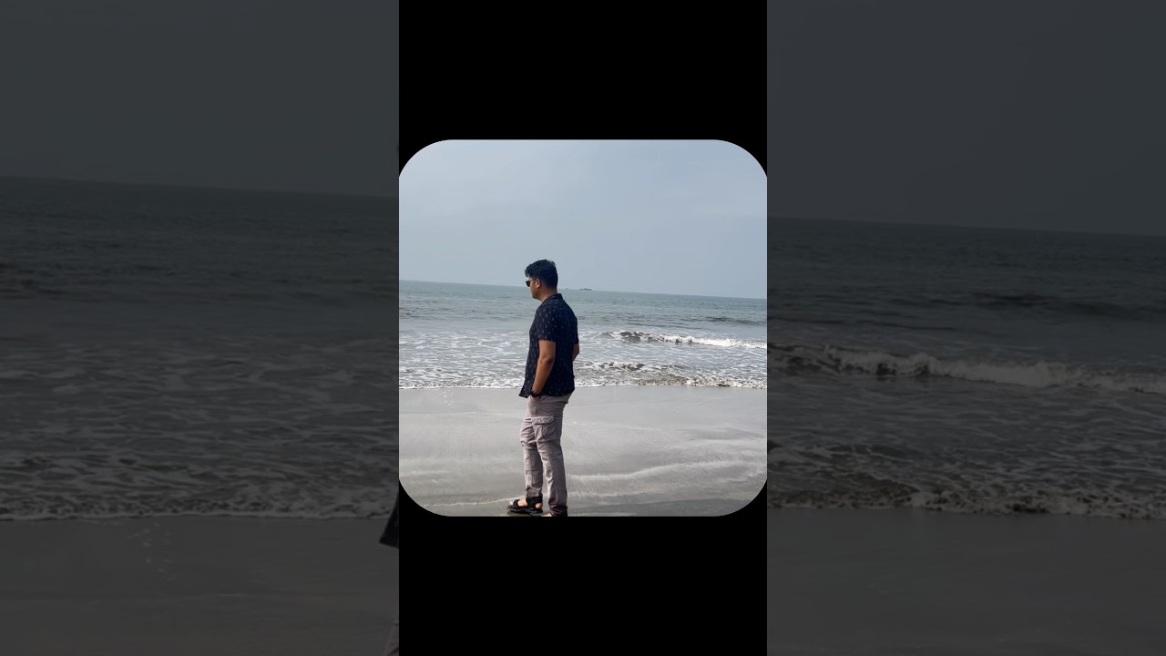 Sun, sand, and a sea of memories. 🌞🏖️ #KonkanVibes