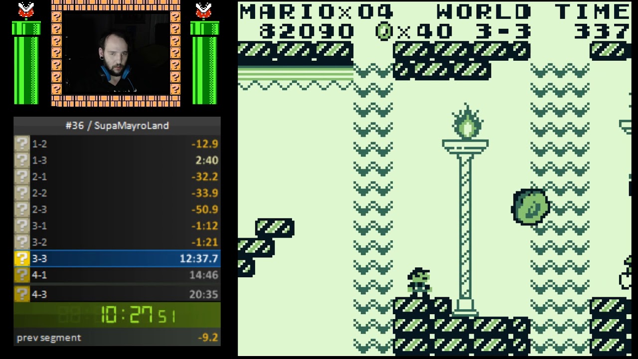 Super Mario Land Any% Speedrun [17:34:13]