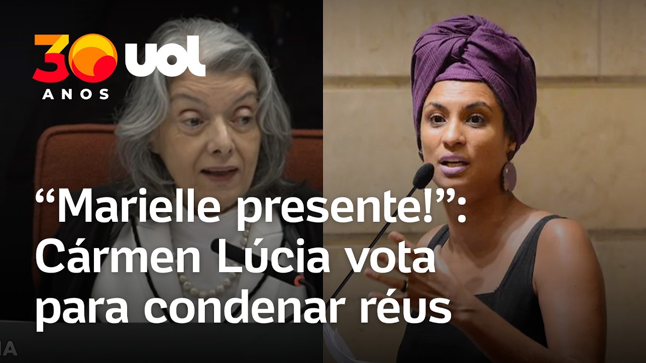 Cármen Lúcia vota para condenar mandantes do assassinato de Marielle Franco e Anderson; veja íntegra