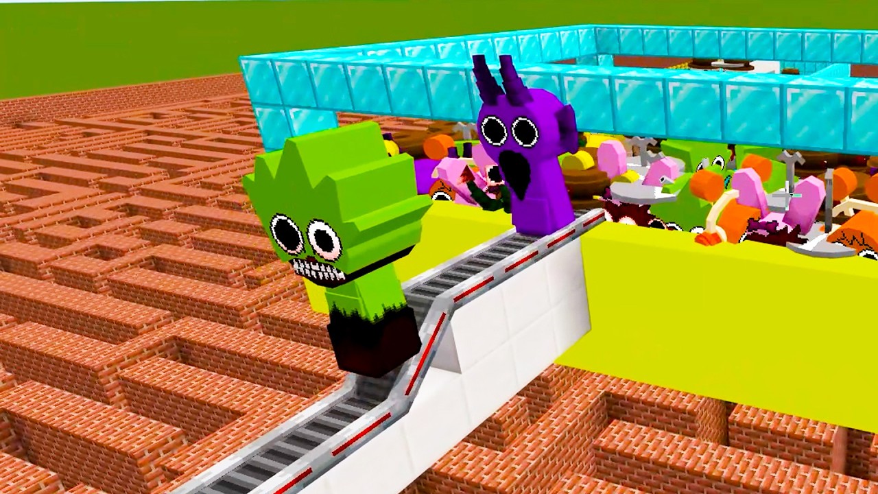 NEW Incredibox Sprunki VS Horror Sprunki! MAP GMOD MAZE! Minecraft Bedrock PE/ #41 #sprunki