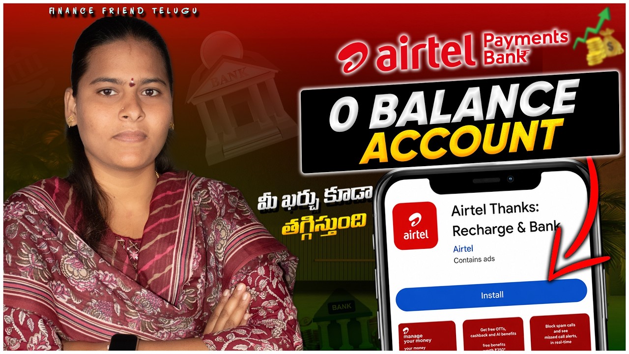 Airtel Payments Bank Account Opening 2026 | Step-by-Step Process in Telugu | Zero Balance 2026