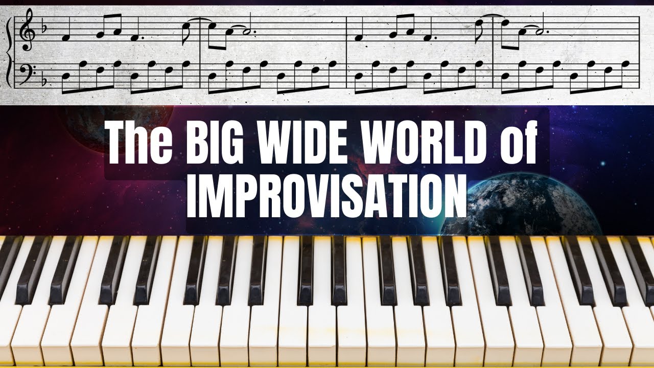 Piano 🎹 Improvisation 🎶 can be VERY SIMPLE for all SKILL Levels ✨