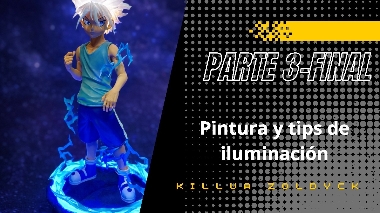 El resultado final de Killua ⚡ | Pintura, luces y detalles finales