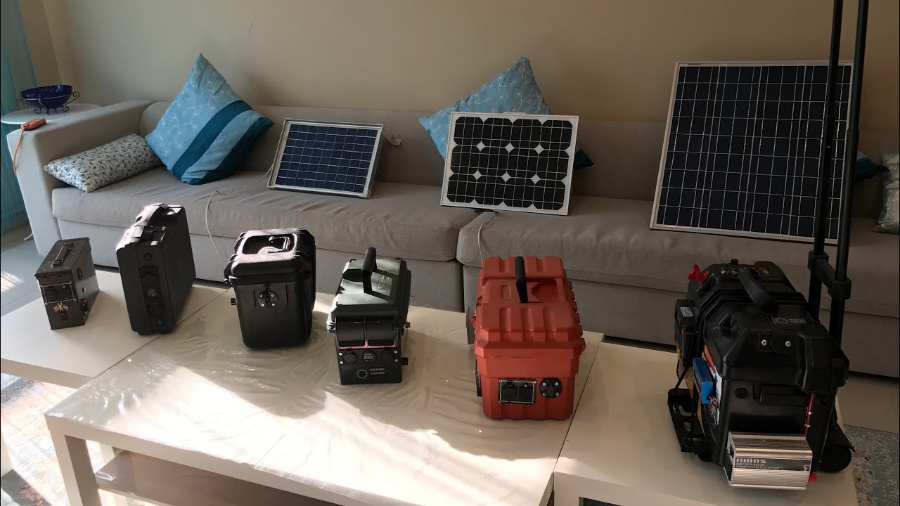 مولدات الطاقة الشمسية المتنقلة