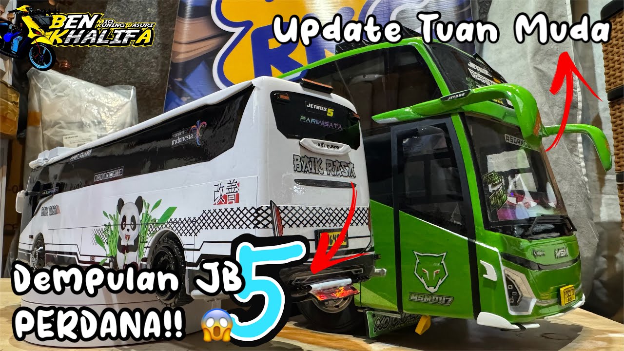 RILIS KIDS PANDA BAIK RASA + UPDATE TUAN MUDA‼MINIATUR BUS DEMPUL JB5🔥