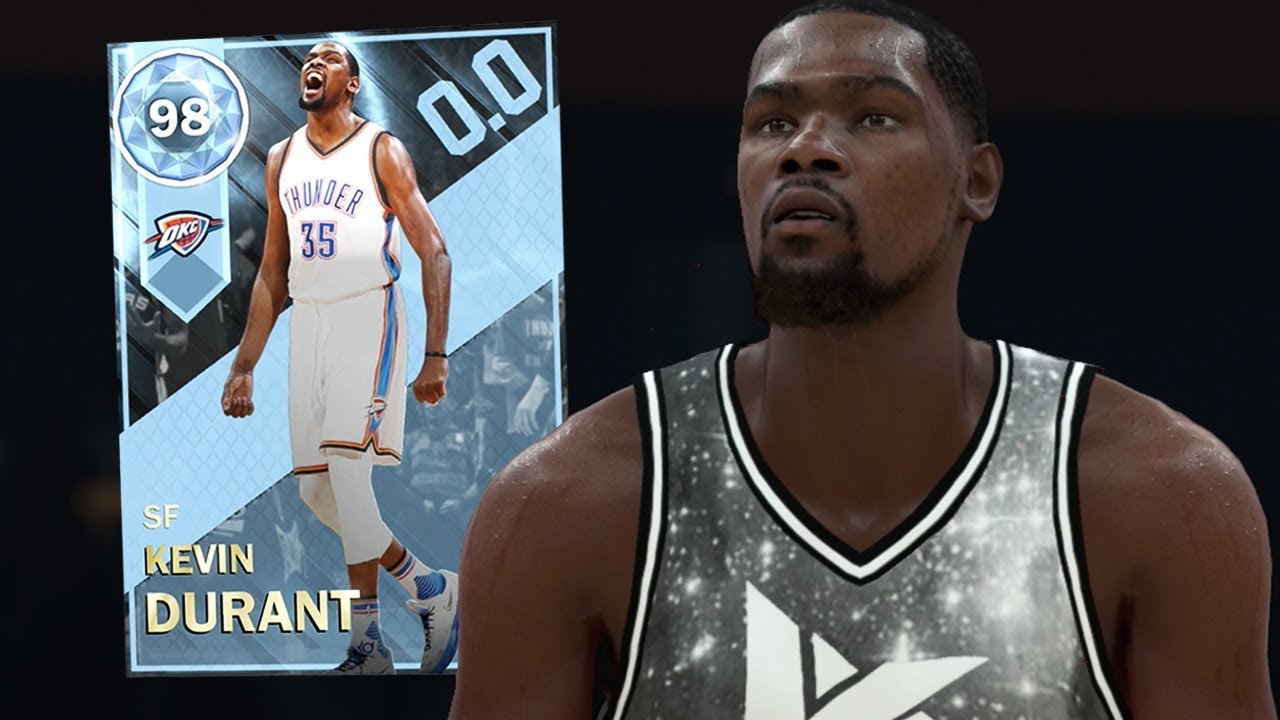 DIAMOND KEVIN DURANT GAMEPLAY!! BEST PLAYER IN THE GAME?! (NBA 2K18 MYTEAM)