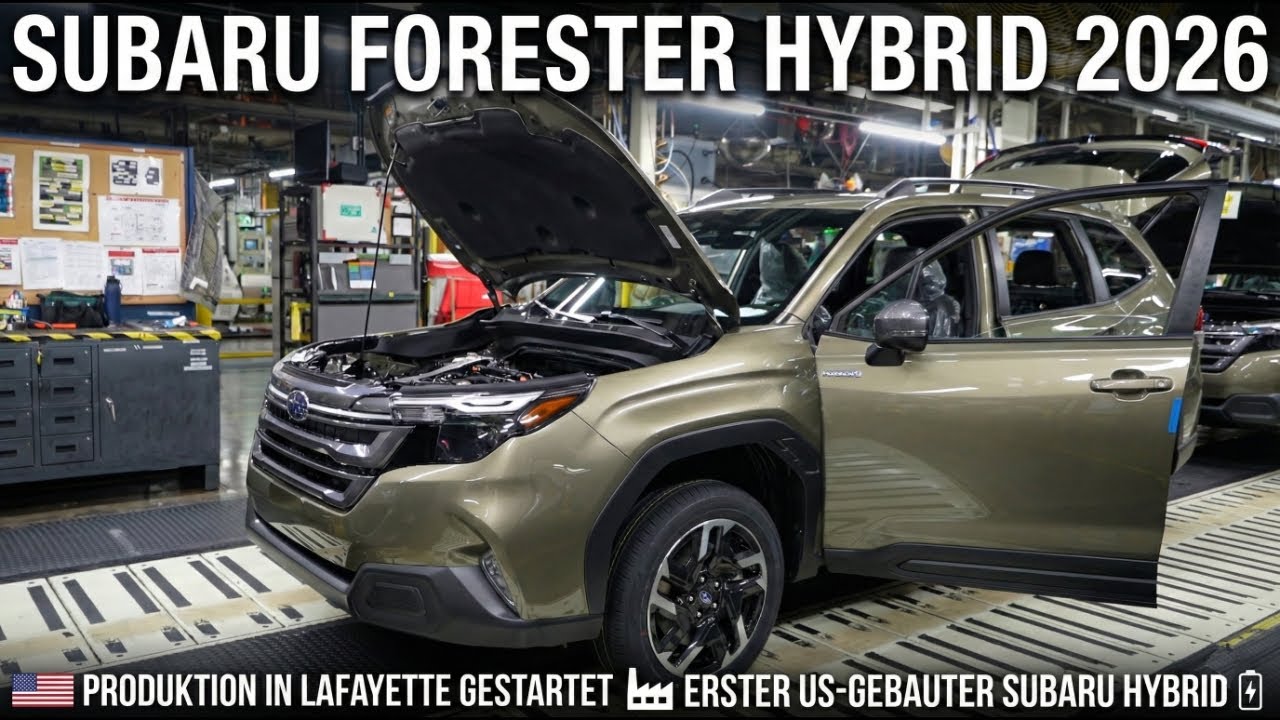 Subaru Forester Hybrid 2026 – jetzt Produktion „Made in USA“