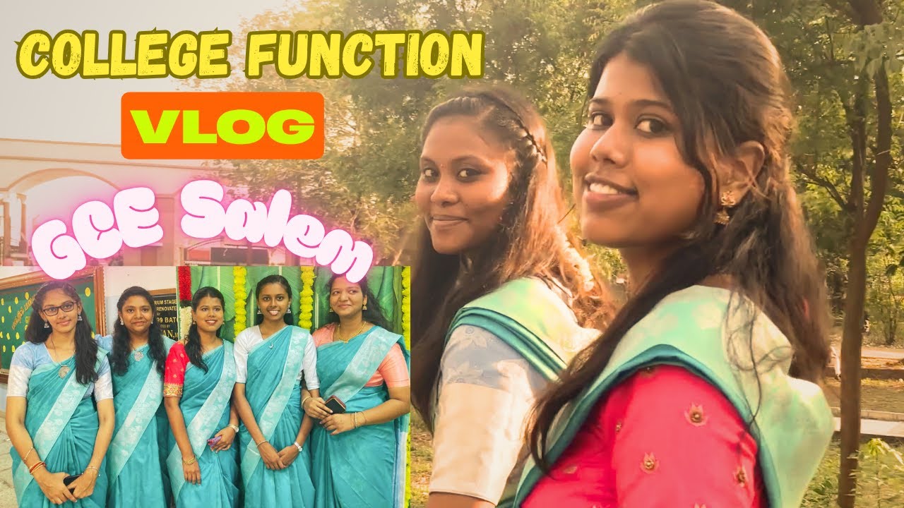 COLLEGE ETHNIC DAY VLOG | GCE SALEM | in Tamil DANCE PERFORMANCE